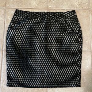 Ann Taylor Geo Print Skirt